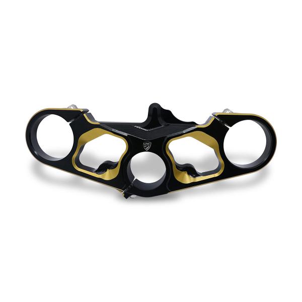 CNC Racing black/gold upper triple clamps Mv Agusta F3 675 2012-2020