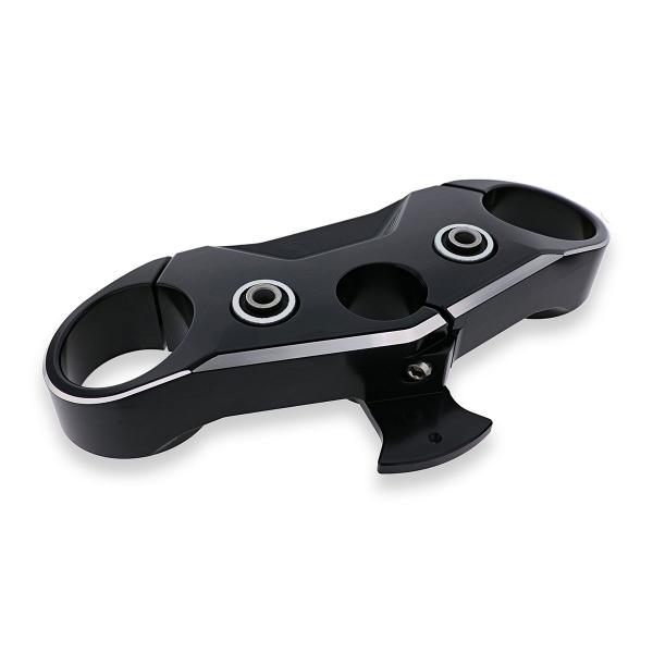 CNC Racing black/silver upper triple clamps Ducati XDiavel 1262 2016-2024