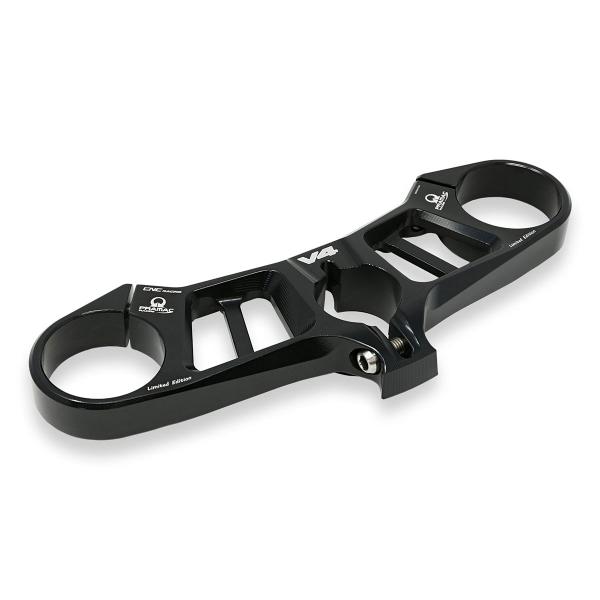 CNC Racing black upper triple clamps Pramac Ducati Panigale V4 2018-2024