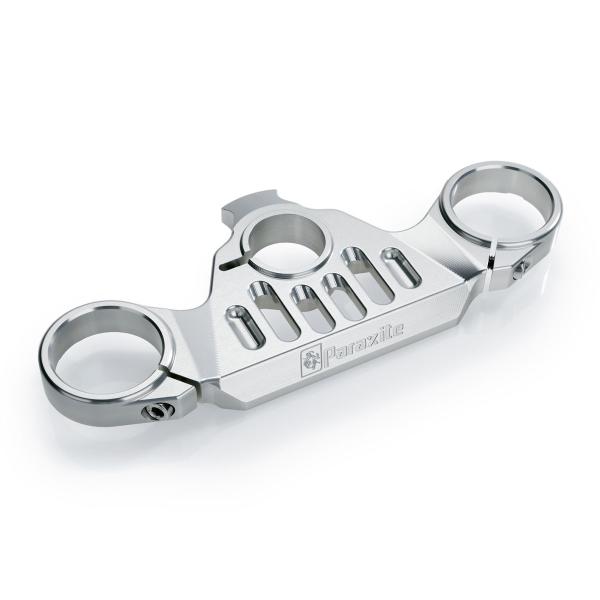 Paraxite silver aluminum upper steering plate Ducati 1199 Panigale S 2013-2014