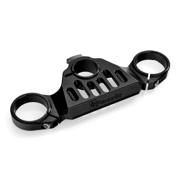 Paraxite black aluminum upper steering plate Ducati Panigale V4 2022-2024