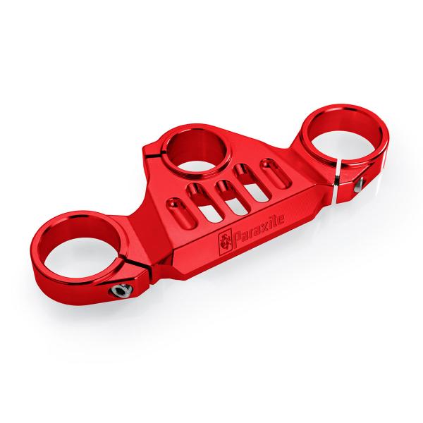 Paraxite red aluminum upper steering plate MV Agusta F3 800 2013-2016