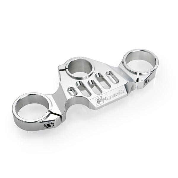 Piastra di sterzo superiore Paraxite alluminio silver con blocco chiavi MV Agusta F3 800 2013-2016