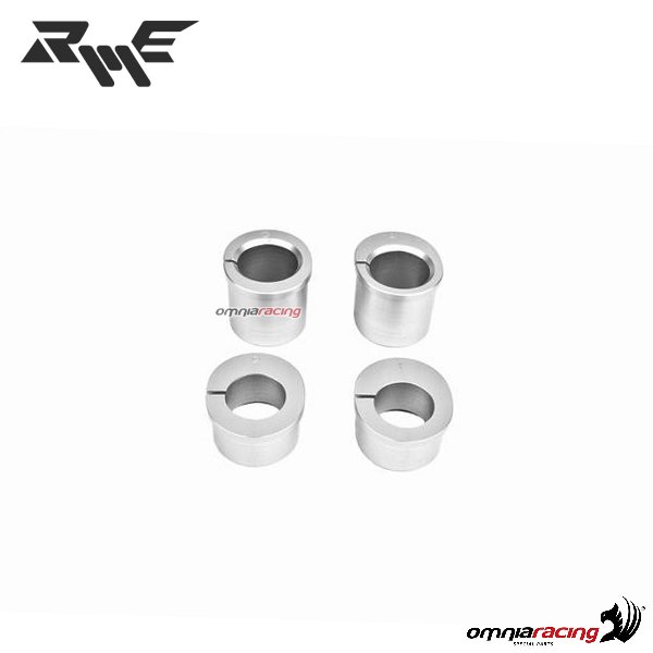 Boccole eccentriche Robby Moto in alluminio silver per Kawasaki ZX10R 2016>