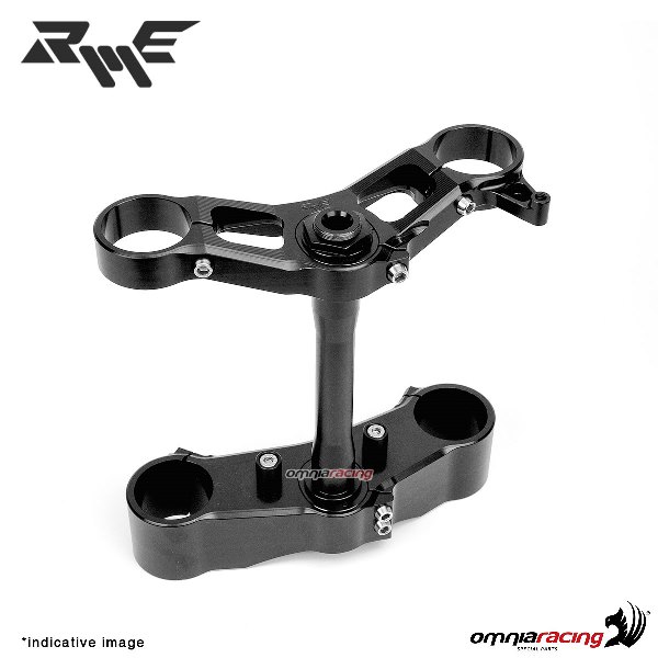 Robby Moto ergal racing triple clamps silver specific for Bitubo forks