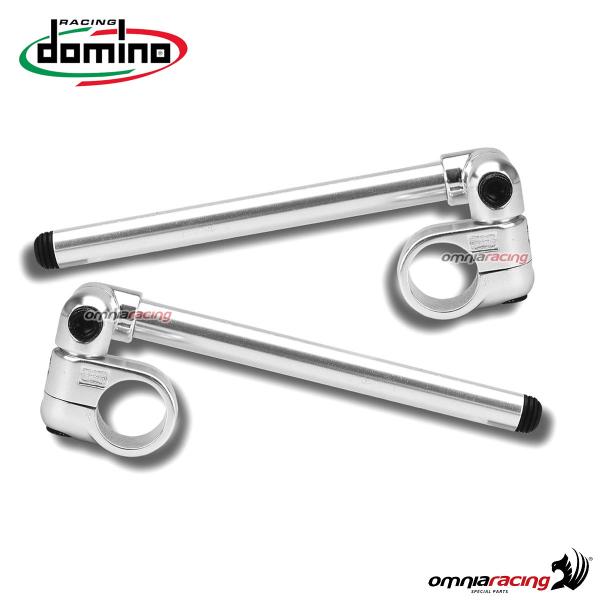 Domino pair of half-handlebars in aluminum D.52