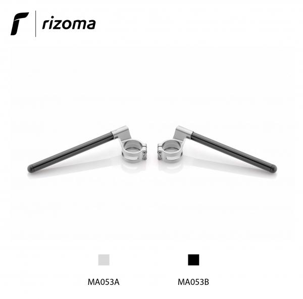 Rizoma kit semimanubri 22mm universali con bracciali alleggeriti ricavati dal pieno forcelle 52mm