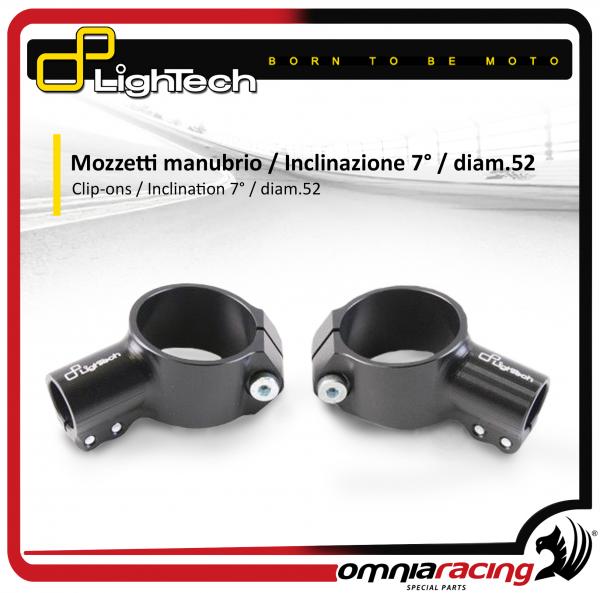 Mozzetti manubrio Lightech inclinazione gradi 7 / Diametro 52 mm