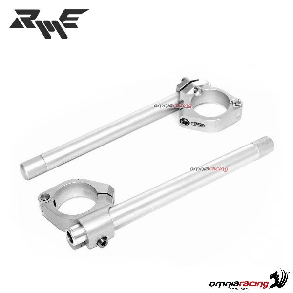 Semimanubri endurance Robby Moto colore silver diametro collare 50 mm