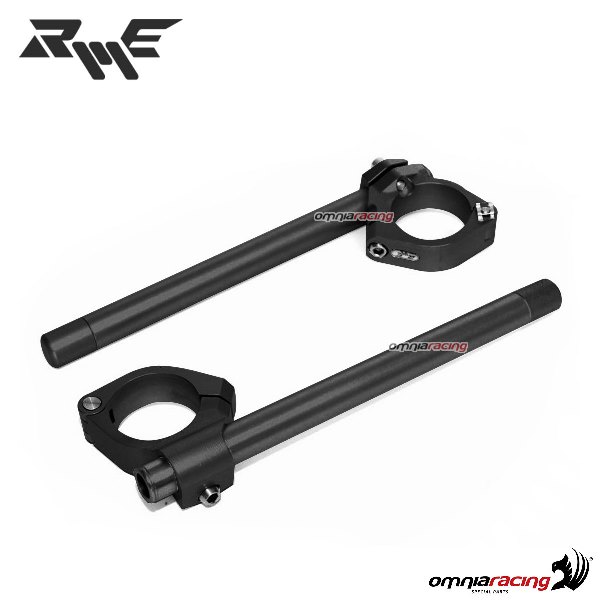 Semimanubri endurance Robby Moto colore nero diametro collare 50 mm