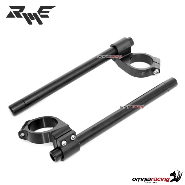 Robby Moto raised handlebar black color fitting diameter 48 mm