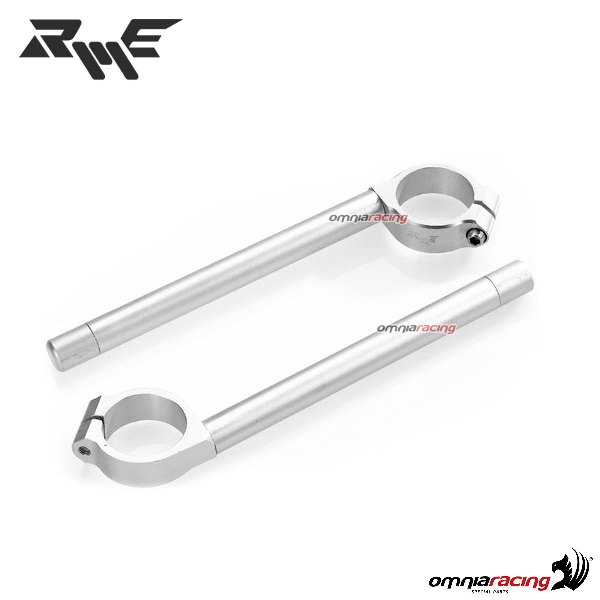 Semimanubri standard Robby Moto colore silver diametro collare 53 mm