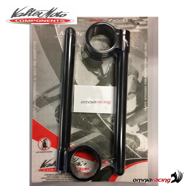 Kit semimanubri Valtermoto diametro 50mm in alluminio colore nero