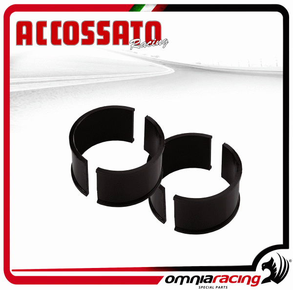 Accossato Coppia gusci per Semimanubri Diametro 50mm