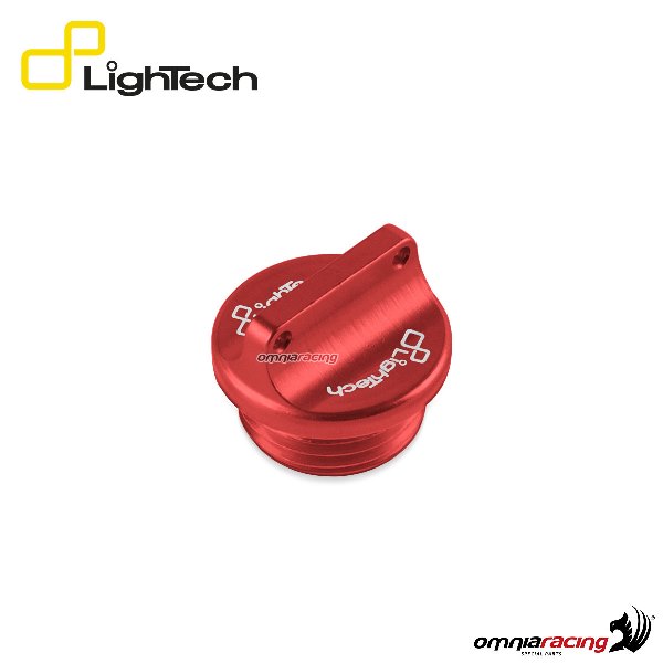Tappo carico olio motore Lightech in ergal rosso per Yamaha MT10 2016>
