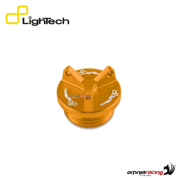 Tappo carico olio motore Lightech in ergal arancio per KTM Duke 790 2018>