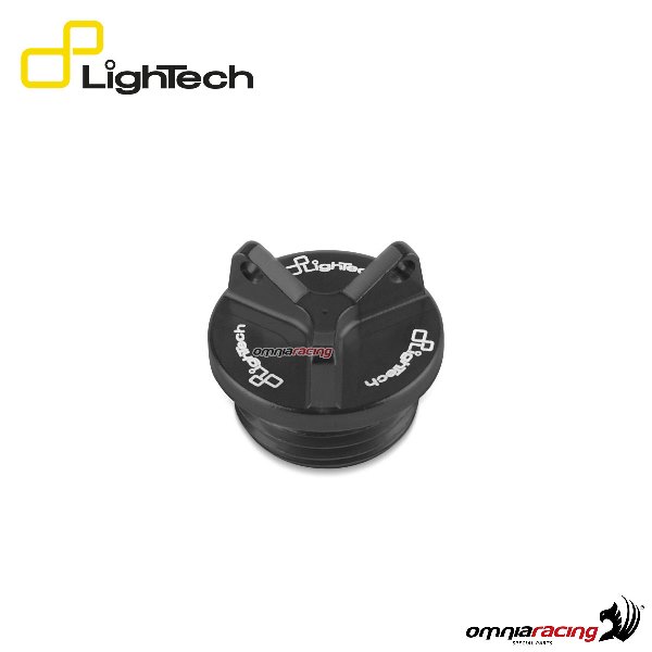 Tappo carico olio motore Lightech in ergal nero per Yamaha R1/R1M 2015>