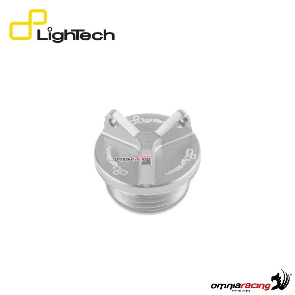 Tappo carico olio motore Lightech in ergal silver per Yamaha R1/R1M 2015>