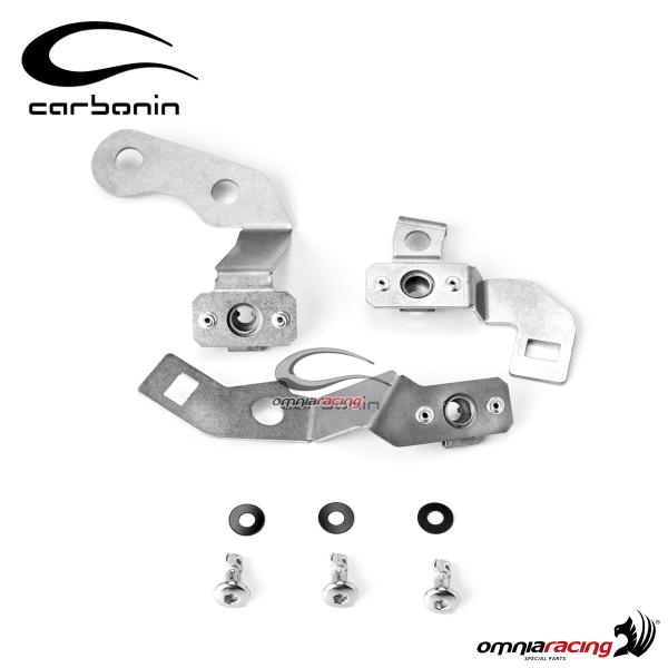 Supporti per carenatura inferiore 3pz in acciaio inox Carbonin per BMW S1000RR 2019>