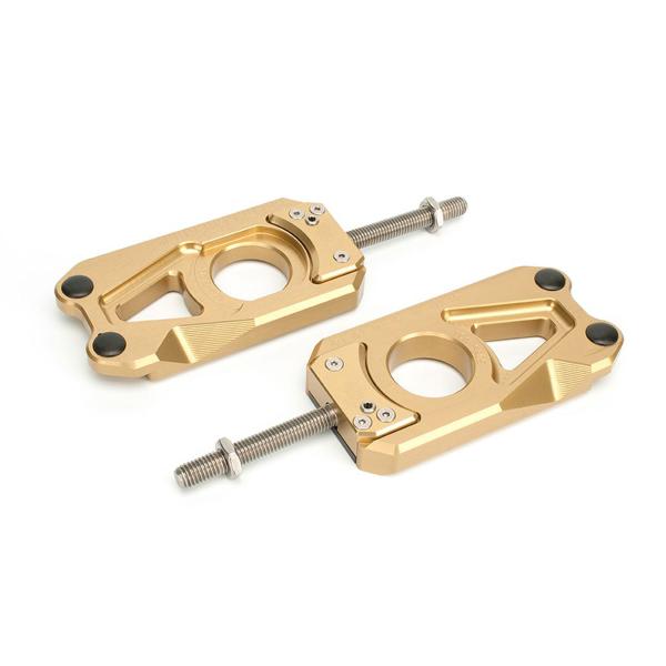 Gilles Tooling TCA Gold rear chain adjusters Honda CBR600RR 2005-2017