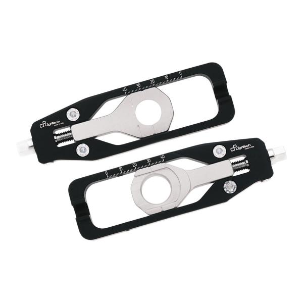 Coppia tendicatena Lightech nero Aprilia Tuono V4 2011-2017