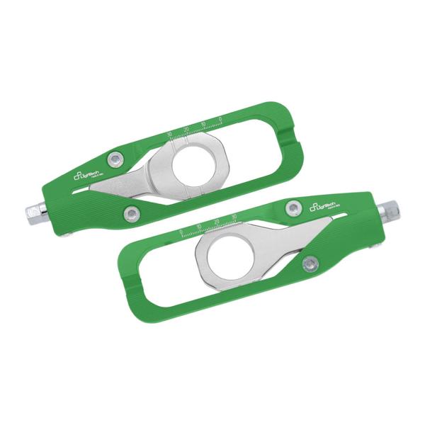 Coppia tendicatena Lightech verde Kawasaki ZX10R 2016-2024