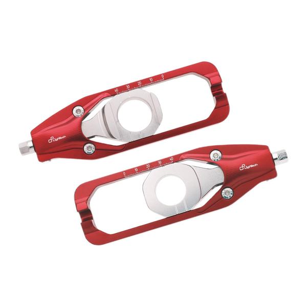 Lightech red chain adjusters Suzuki GSXR1000R 2017-2022