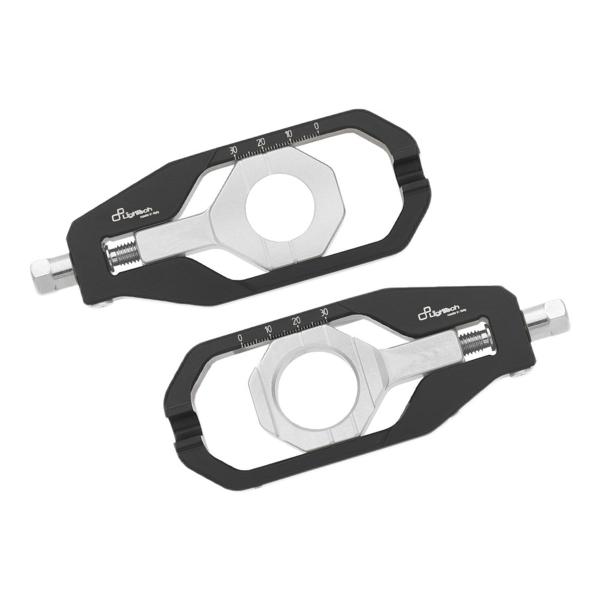 Lightech black chain adjusters Yamaha Tmax 530 2012-2024