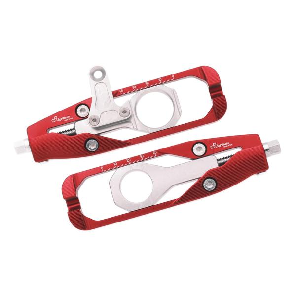 Coppia tendicatena Lightech nero con supporto pinza freno Yamaha R6 2017-2024