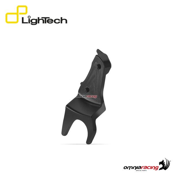 Coppia forchette per tendicatena Lightech colore nero Kawasaki ZX6R/ZX10R 2008-2015