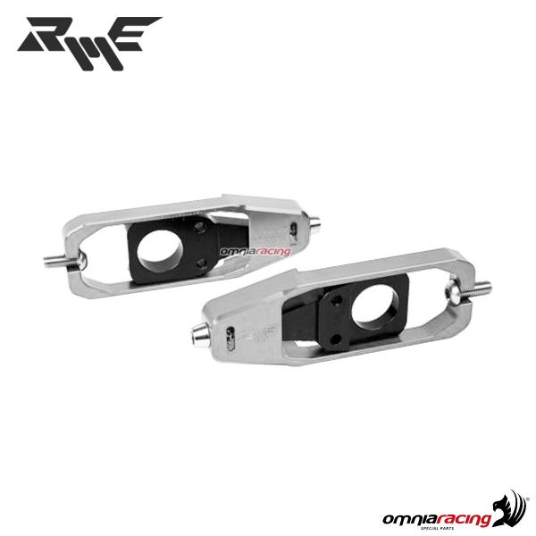 Tendicatena Robby Moto in alluminio argento per Aprilia RSV4 2009>2014