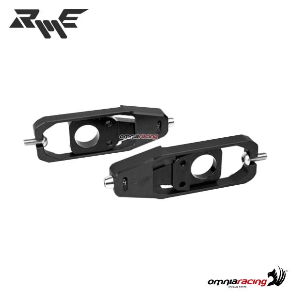 Tendicatena Robby Moto in alluminio nero per Aprilia RSV4 2009>2014