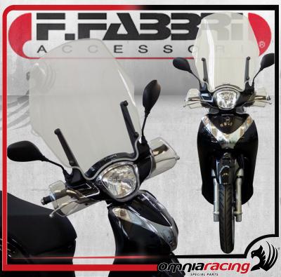 F.Fabbri Parabrezza Trasparente Top per Honda SH125 Mode 2013 O.E.M.
