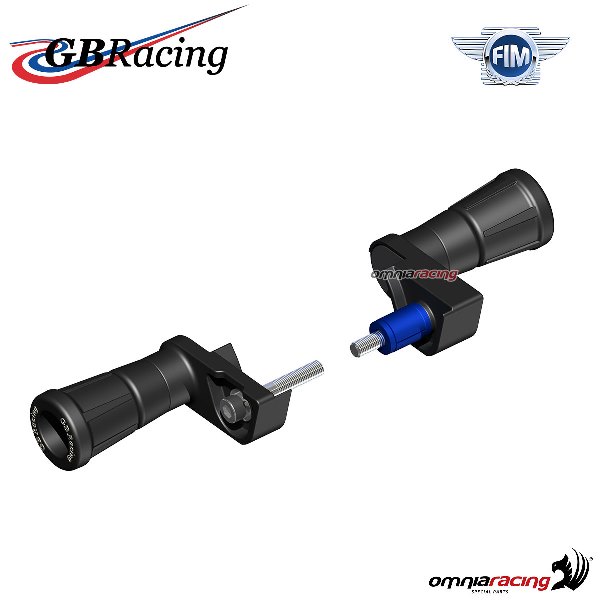Pair of slider frame sliders GBRacing for Yamaha YZF R1 2007-2008