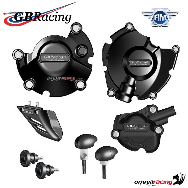 Kit completo protezione motore/telaio/catena GBRacing Yamaha YZF R1/R1M 2020-2023