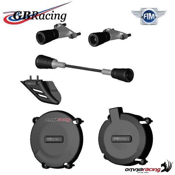 Kit completo protezione carter motore/catena/ruota GBRacing KTM Superduke 990R 2005-2014