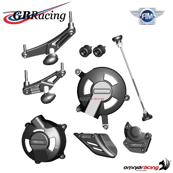 Crankcase cover protection engine/wheel/frame GBRacing Triumph Street Triple R 2007-2010