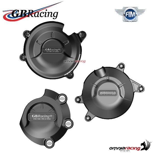 Complete engine crankcase cover protection set GBRacing Honda CBR500/CB500F 2013-2018