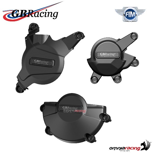 Set completo protezione carter motore GBRacing per Honda CBR600RR 2007>2023