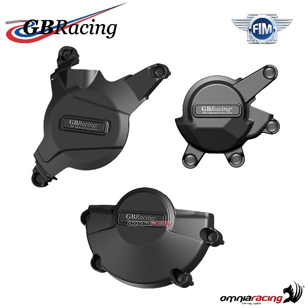 Set completo protezione carter motore GBRacing per Honda CBR600RR 2007-2023