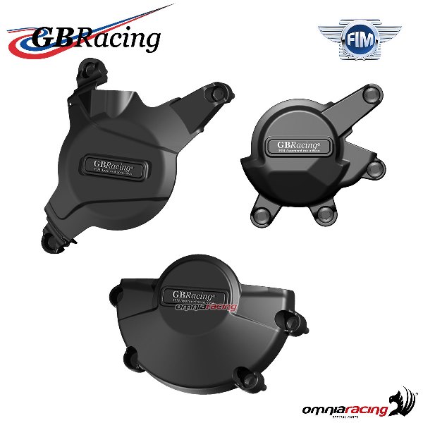 Complete engine crankcase cover protection set race use GBRacing for Honda  CBR600RR 2007>2016