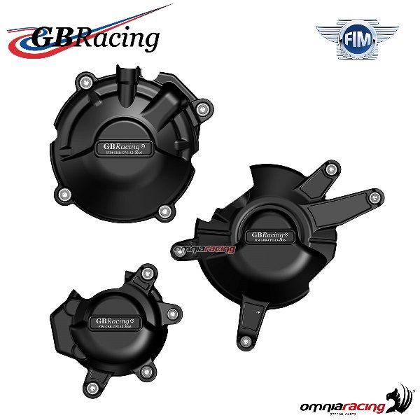 Complete engine crankcase cover protection set GBRacing Honda CBR650R 2019>