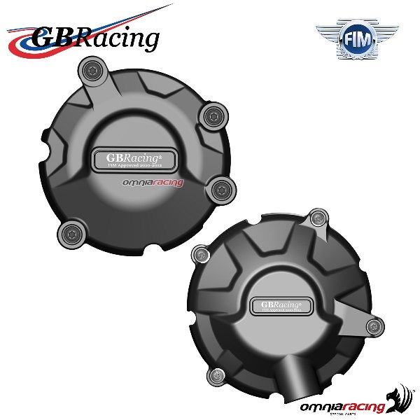 Complete engine crankcase cover protection set GBRacing Mv Agusta F3 675 2012-2018