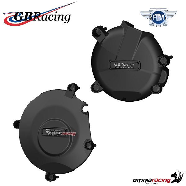 Complete engine crankcase cover protection set GBRacing for Suzuki GSXR1000 2005-2008