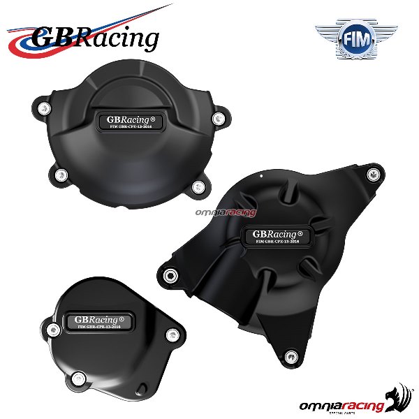 Set completo protezione carter motore GBRacing per Yamaha YZF R6 2006-2023
