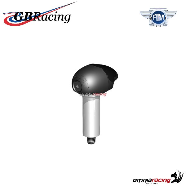 Tampone di ricambio sinistro protezione telaio GBRacing Triumph Daytona 675 2006-2010