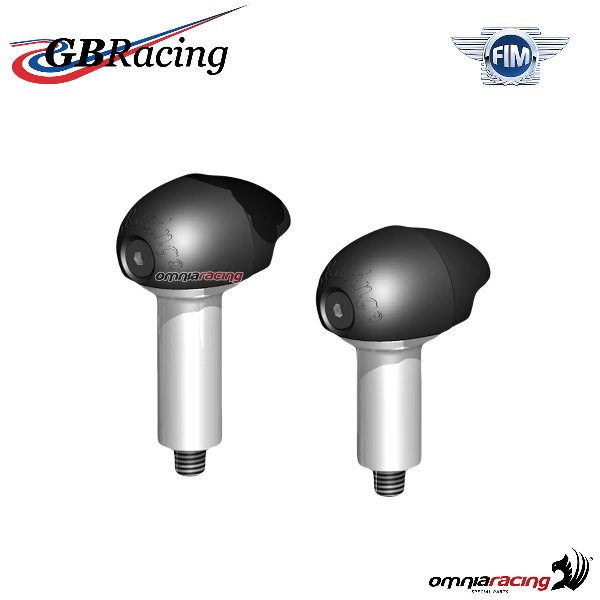 Coppia tamponi di ricambio protezione telaio GBRacing Triumph Daytona 675 2006-2010