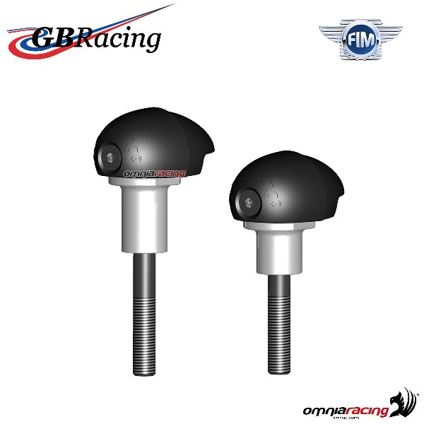 Coppia slider tamponi paratelaio uso pista GBRacing per Suzuki GSXR1000 2009-2016
