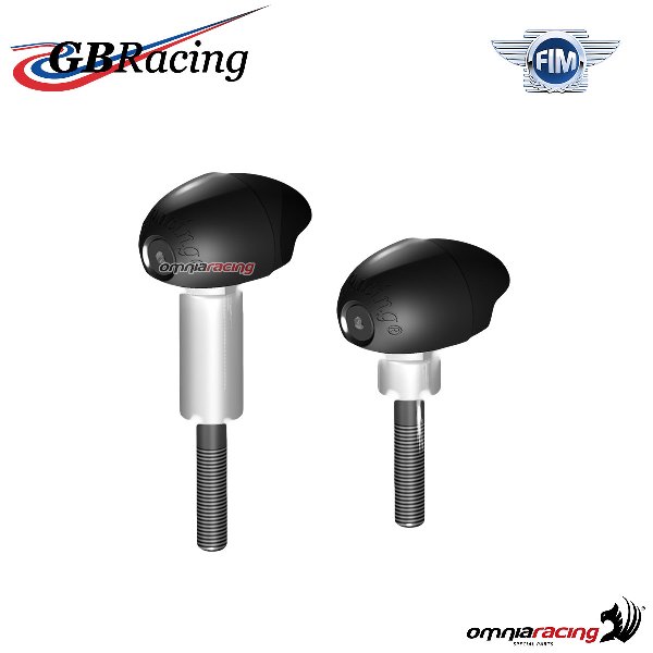 Coppia slider tamponi paratelaio uso pista GBRacing per Suzuki GSXR600 2006-2016
