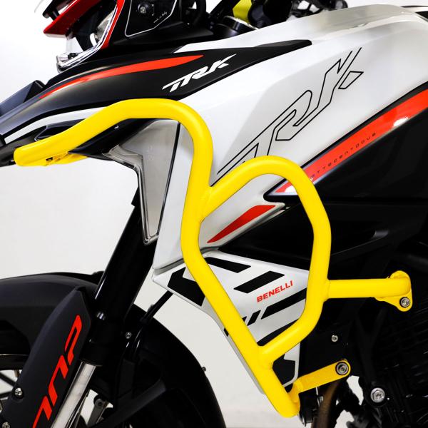 Engine guard Isotta yellow crash bars Benelli TRK702 2023-2024